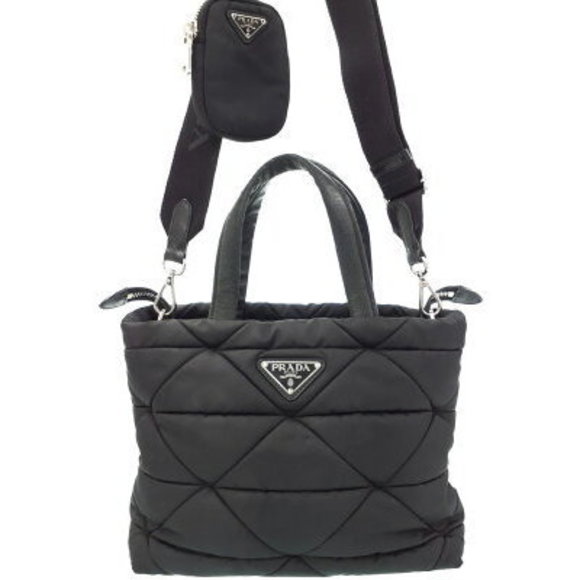 Prada Re Nylon Quilted Handbag Bag - Picture 1 of 8